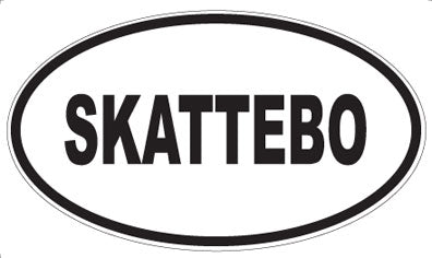 SKATTEBO - Oval Magnet