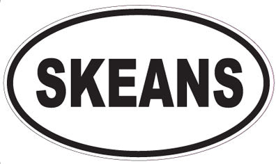 SKEANS - Oval Sticker