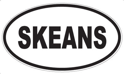 SKEANS - Oval Magnet