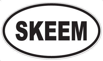 SKEEM - Oval Sticker