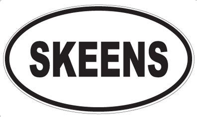 SKEENS - Oval Sticker