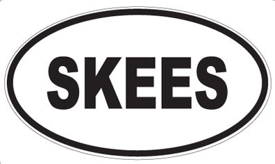 SKEES - Oval Sticker