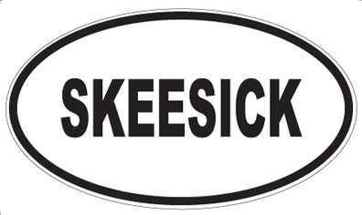 SKEESICK - Oval Sticker