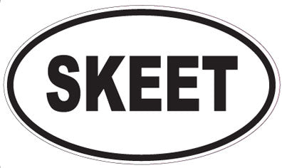 SKEET - Oval Sticker
