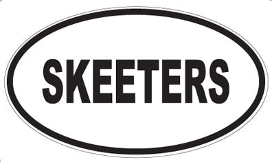 SKEETERS - Oval Sticker