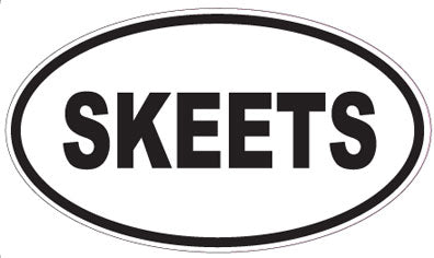 SKEETS - Oval Sticker
