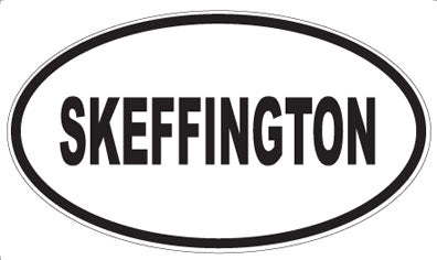 SKEFFINGTON - Oval Sticker