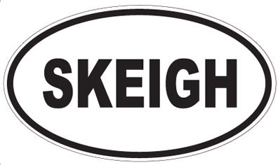 SKEIGH - Oval Sticker