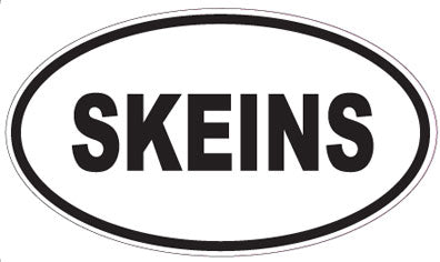 SKEINS - Oval Sticker