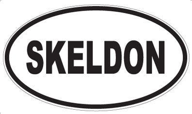 SKELDON - Oval Magnet