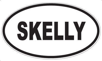 SKELLY - Oval Sticker
