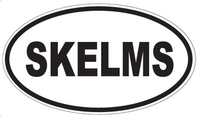 SKELMS - Oval Sticker