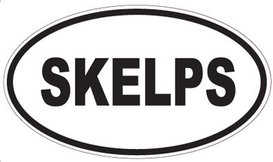 SKELPS - Oval Sticker