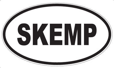 SKEMP - Oval Sticker