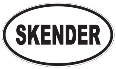 SKENDER - Oval Sticker