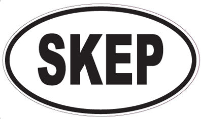 SKEP - Oval Sticker