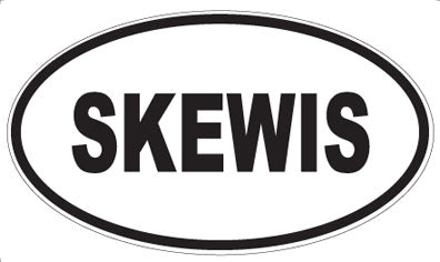 SKEWIS - Oval Sticker
