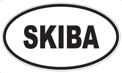 SKIBA - Oval Magnet