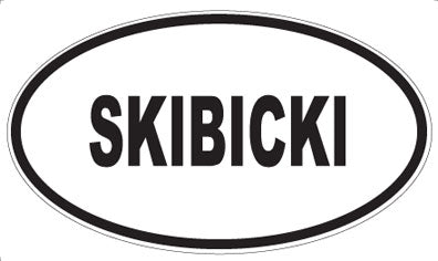 SKIBICKI - Oval Magnet