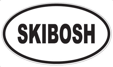 SKIBOSH - Oval Sticker
