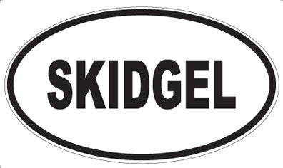 SKIDGEL - Oval Sticker