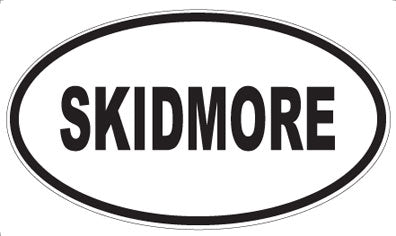 SKIDMORE - Oval Magnet