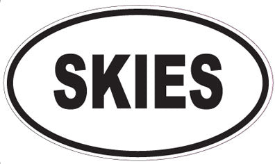 SKIES - Oval Magnet