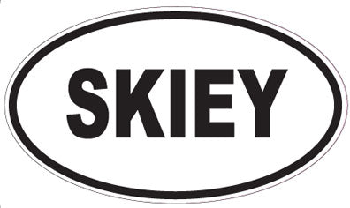 SKIEY - Oval Magnet