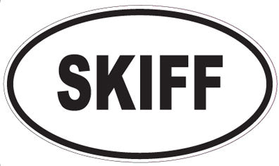 SKIFF - Oval Sticker