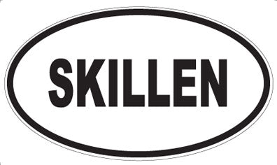 SKILLEN - Oval Magnet