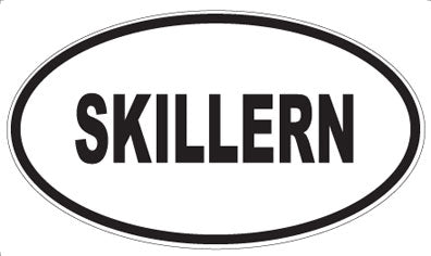 SKILLERN - Oval Sticker