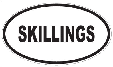 SKILLINGS - Oval Magnet