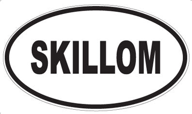 SKILLOM - Oval Magnet
