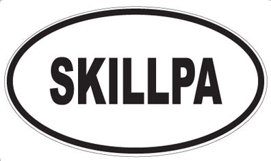 SKILLPA - Oval Sticker