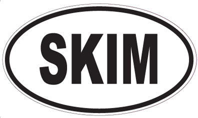 SKIM - Oval Sticker