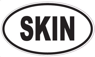 SKIN - Oval Sticker