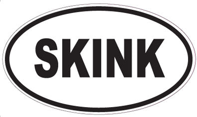 SKINK - Oval Sticker