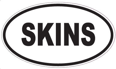 SKINS - Oval Magnet