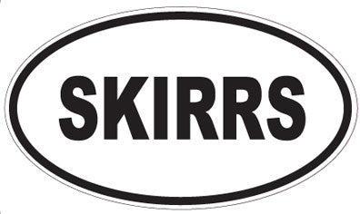 SKIRRS - Oval Sticker