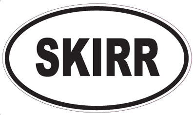 SKIRR - Oval Magnet