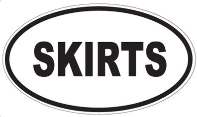 SKIRTS - Oval Sticker