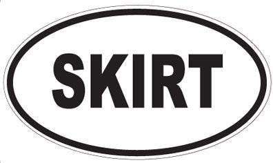 SKIRT - Oval Magnet