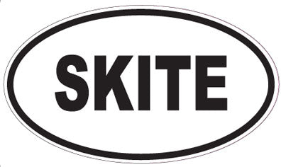 SKITE - Oval Sticker