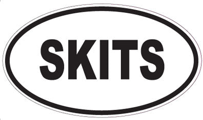 SKITS - Oval Sticker