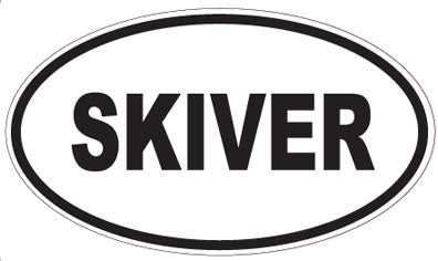 SKIVER - Oval Sticker