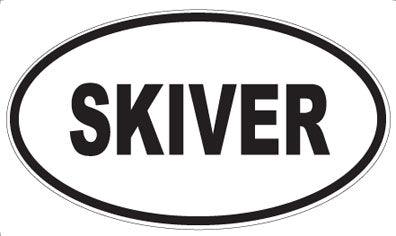 SKIVER - Oval Magnet