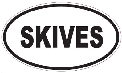 SKIVES - Oval Sticker