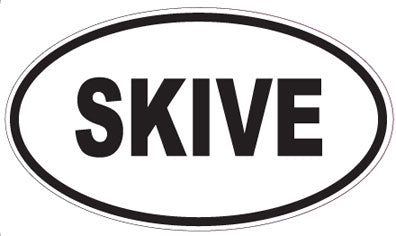 SKIVE - Oval Magnet