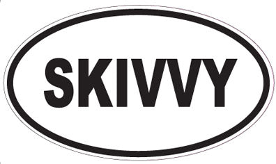 SKIVVY - Oval Sticker