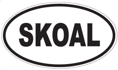 SKOAL - Oval Magnet